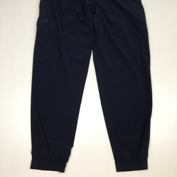 ATHLETA Navy VENTURE Zip Pocket Pull On Drawstring Waist Activewear Jogger Pant - Picture 11 of 12